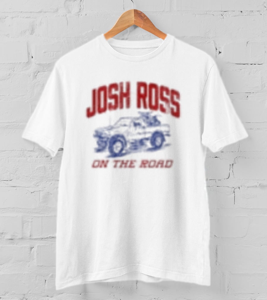 Josh Ross On The Road Tour Blue Car T-Shirt