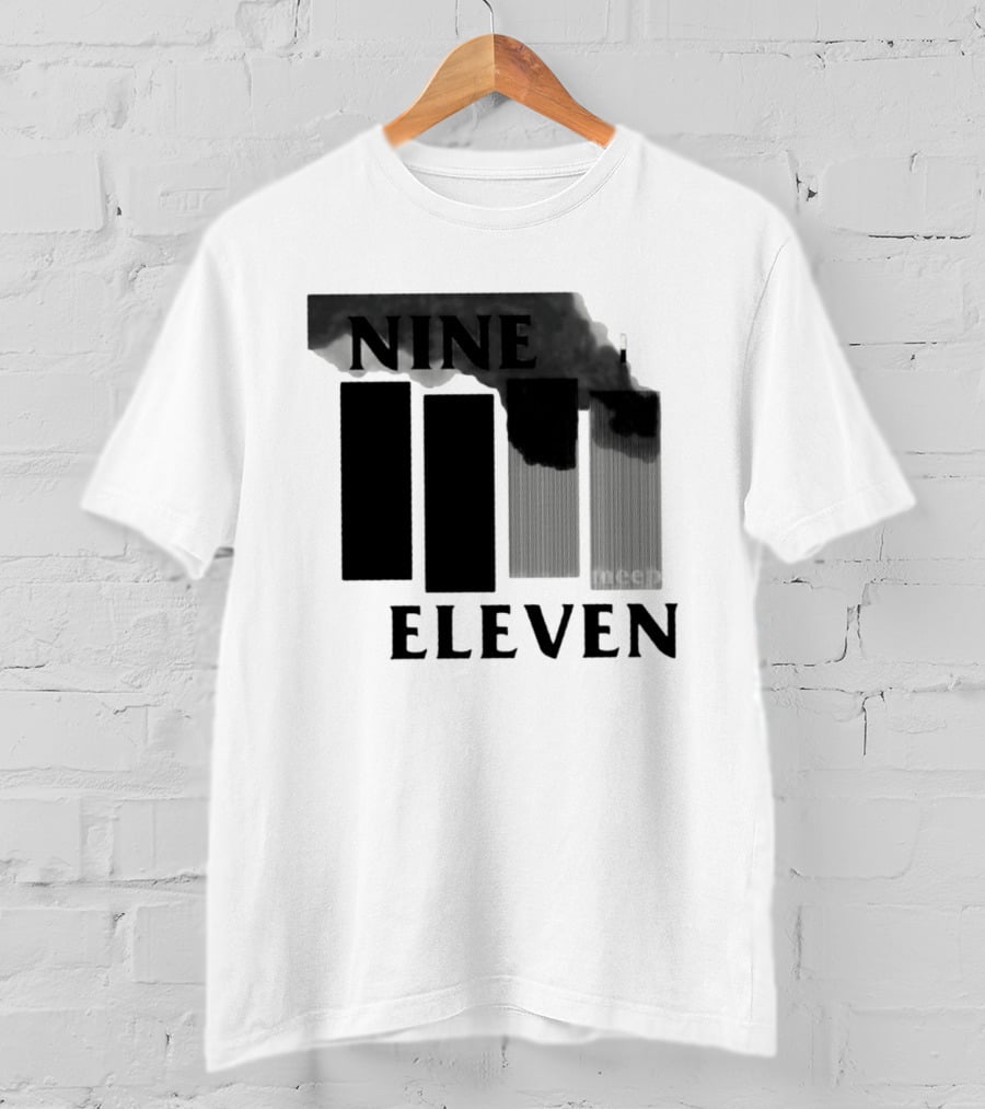 Nine Eleven Meep 9 11 Meme Dark Humor Towers Smoke T-Shirt