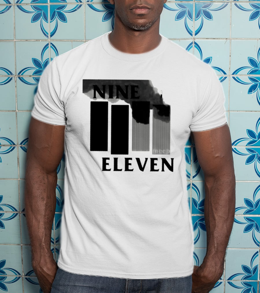 Nine Eleven Meep 9 11 Meme Dark Humor Towers Smoke T-Shirt