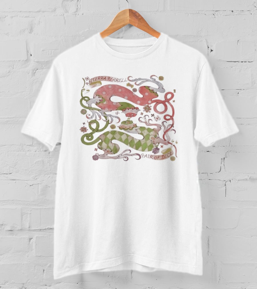 Sierra Ferrell Pair Of Dice Cream Dripping Surreal Art Deco T-Shirt