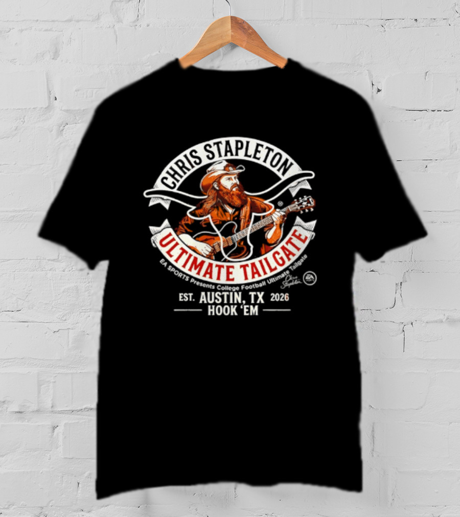 Chris Stapleton Ultimate Tailgate Austin Texas 2026 Hook 'Em T-Shirt