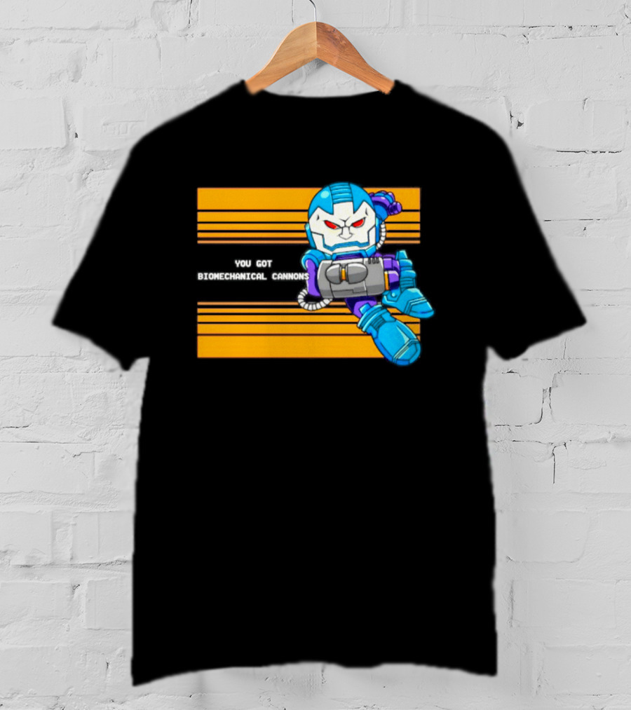Apocalypse Marvel Cartoon Biomechanical Cannons T-Shirt
