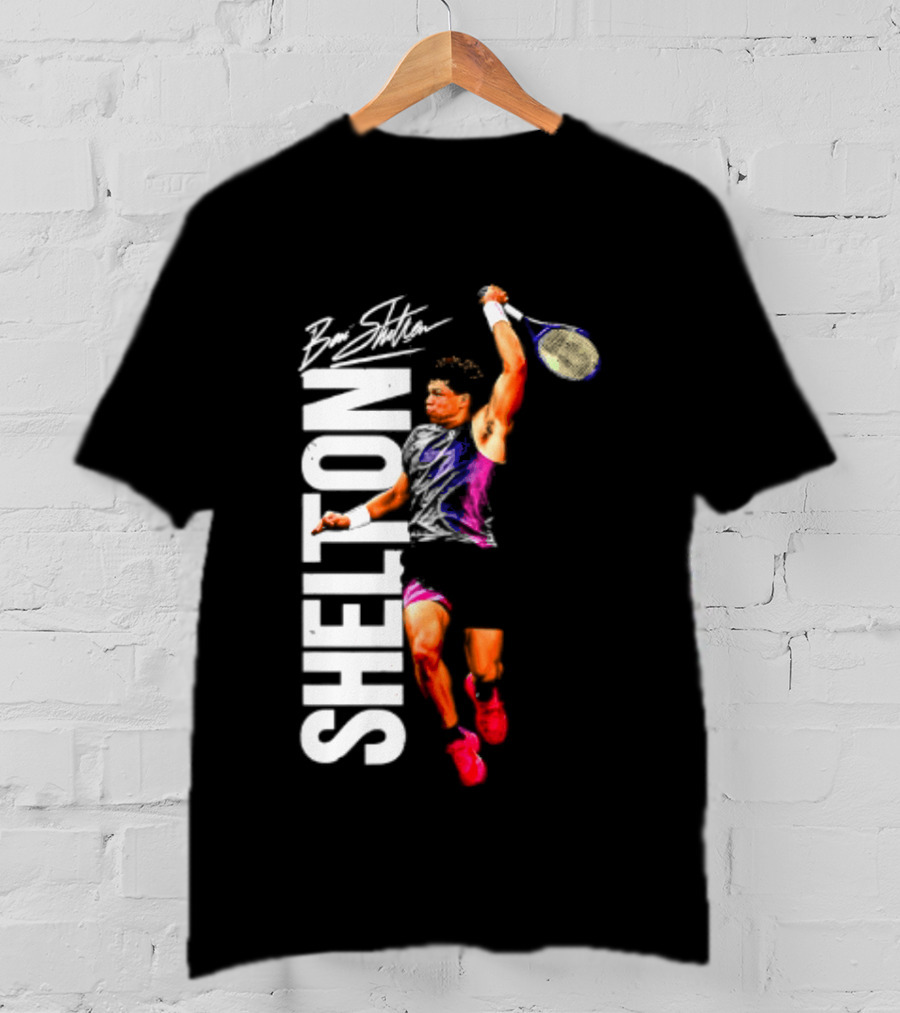 Ben Shelton Tennis Player Signature Art 2026 T-Shirt
