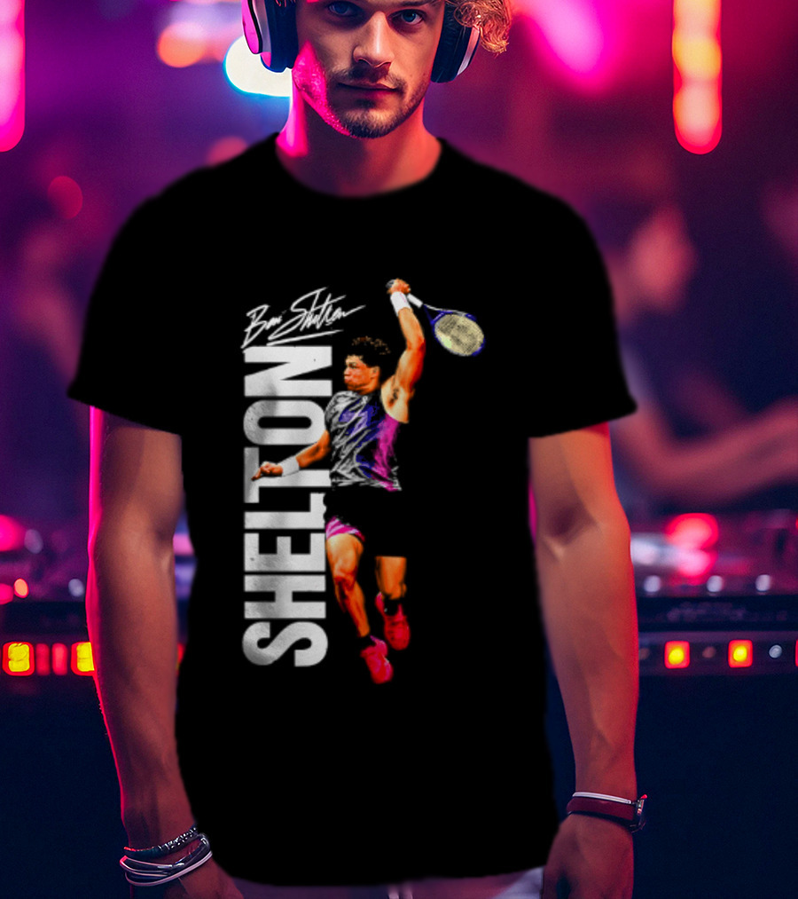 Ben Shelton Tennis Player Signature Art 2026 T-Shirt