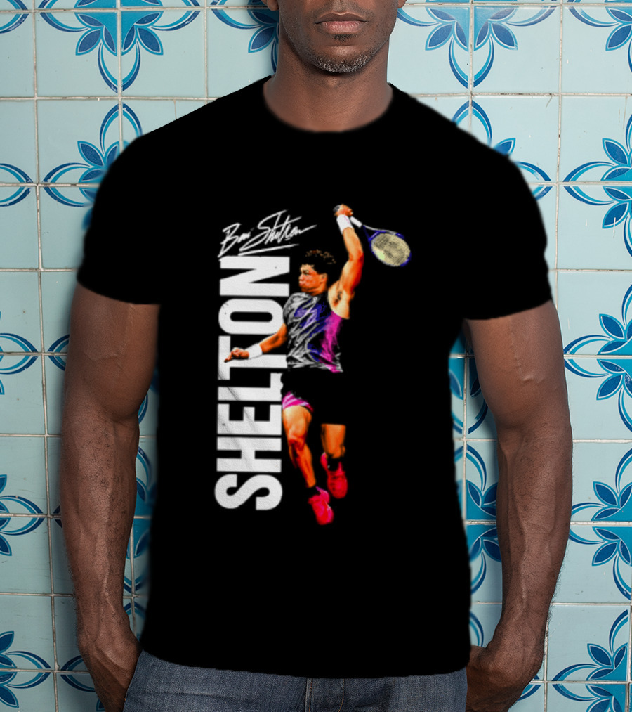 Ben Shelton Tennis Player Signature Art 2026 T-Shirt