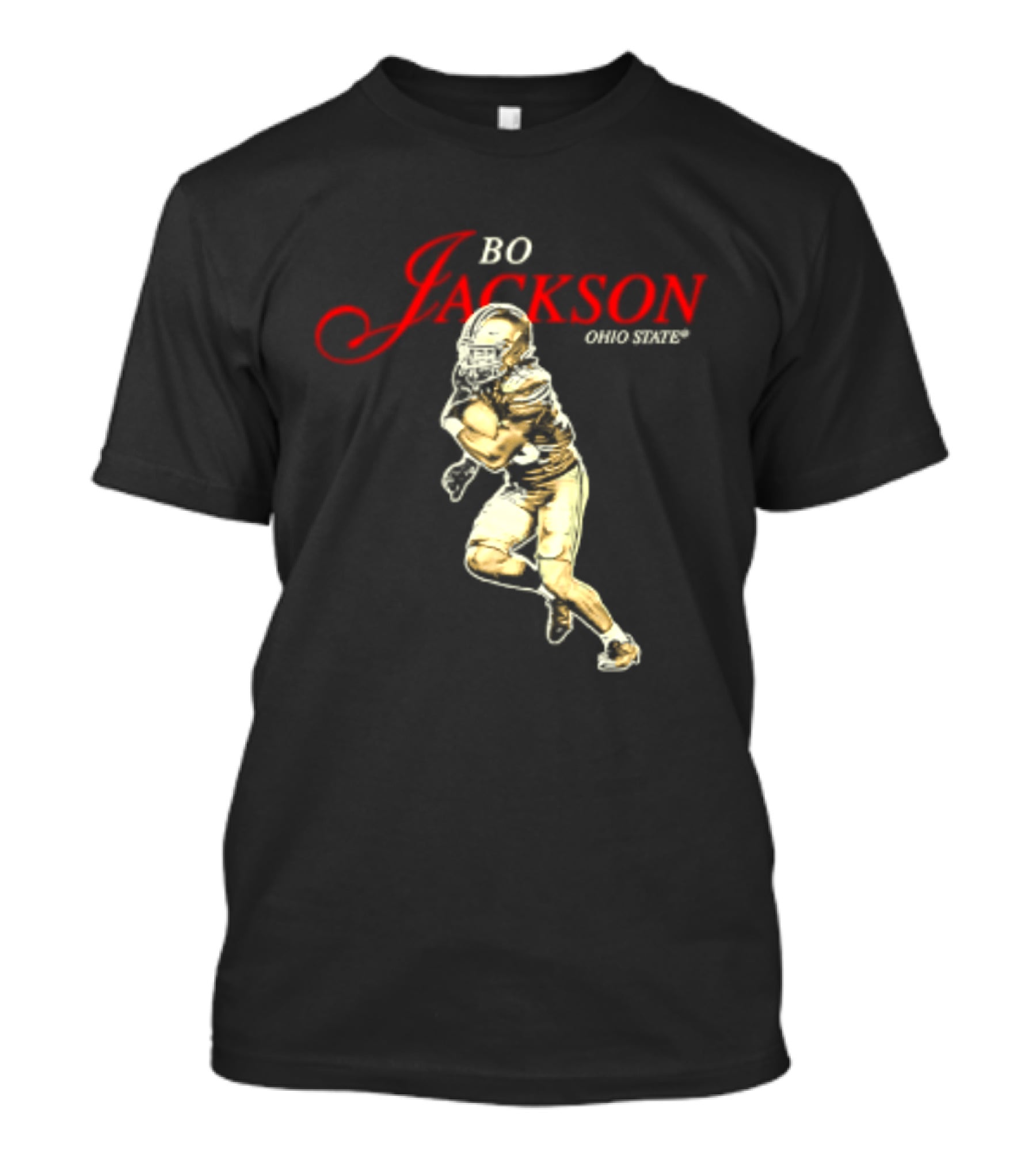 Bo Jackson 25 Ohio State Buckeyes NCAA Player T-Shirt