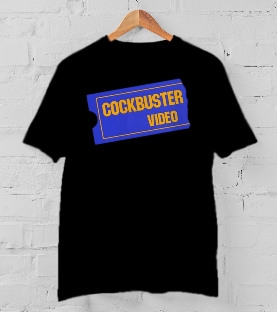 Cockbuster Video 90s Nostalgia Blockbuster T-Shirt