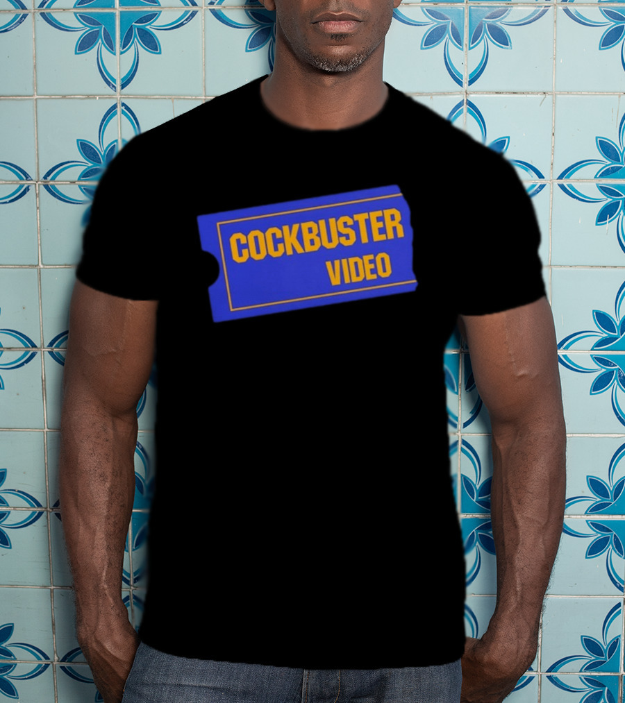 Cockbuster Video 90s Nostalgia Blockbuster T-Shirt
