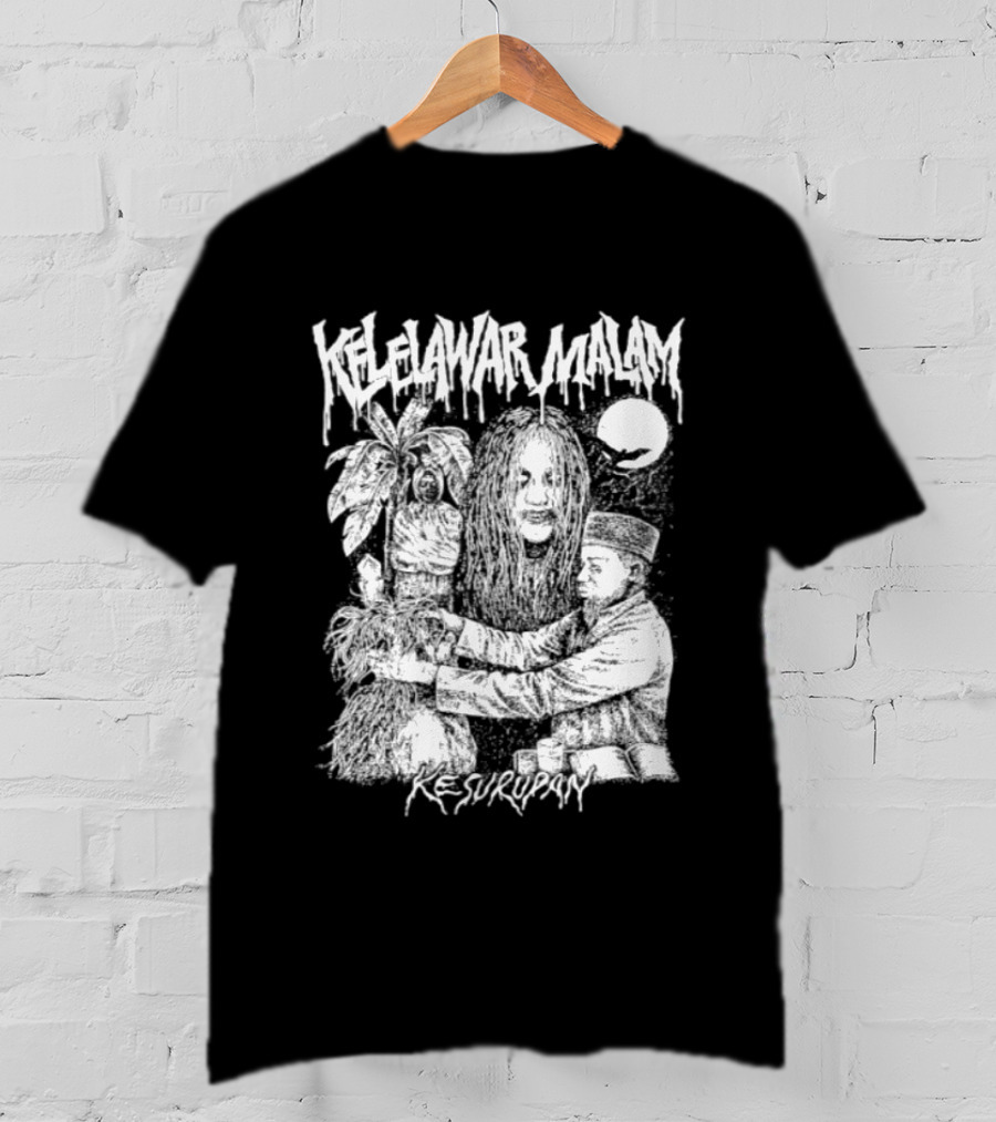 Kelelawar Malam Kesurupan Indonesian Metal Band T-Shirt