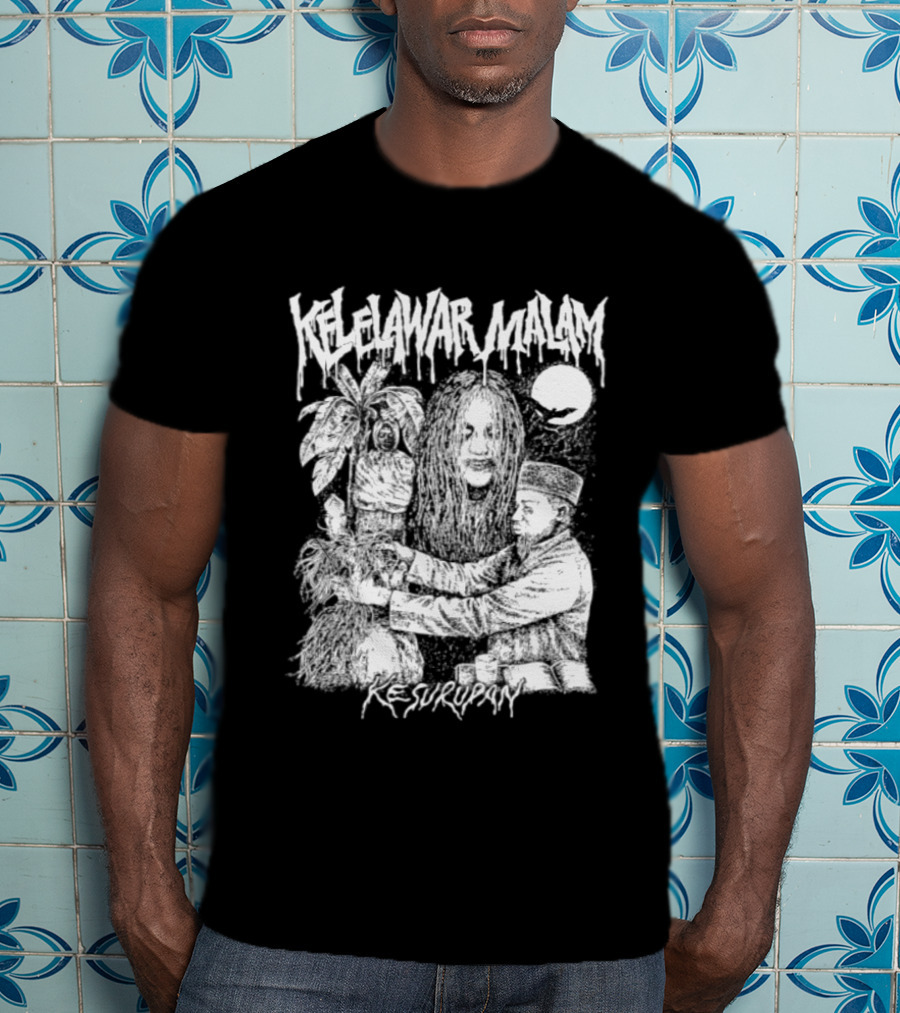 Kelelawar Malam Kesurupan Indonesian Metal Band T-Shirt