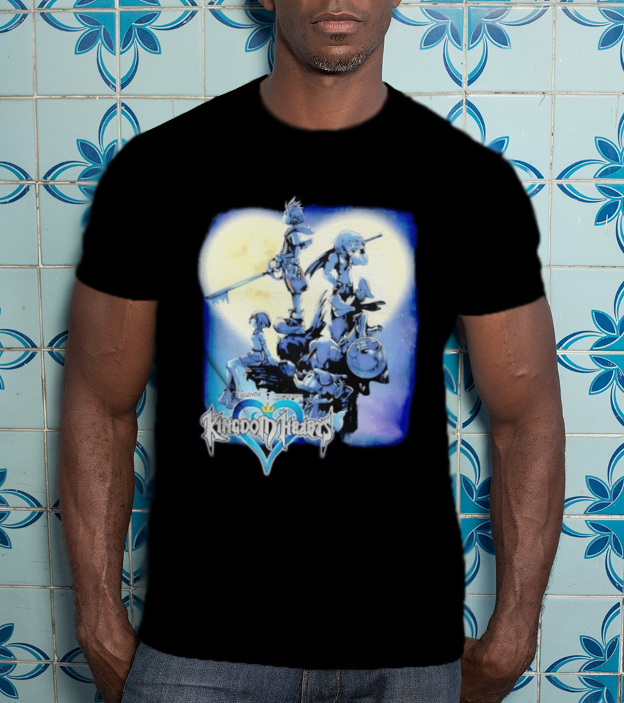 Kingdom Hearts Legends SquareSoft Sora Keyblade Moonlight T-Shirt