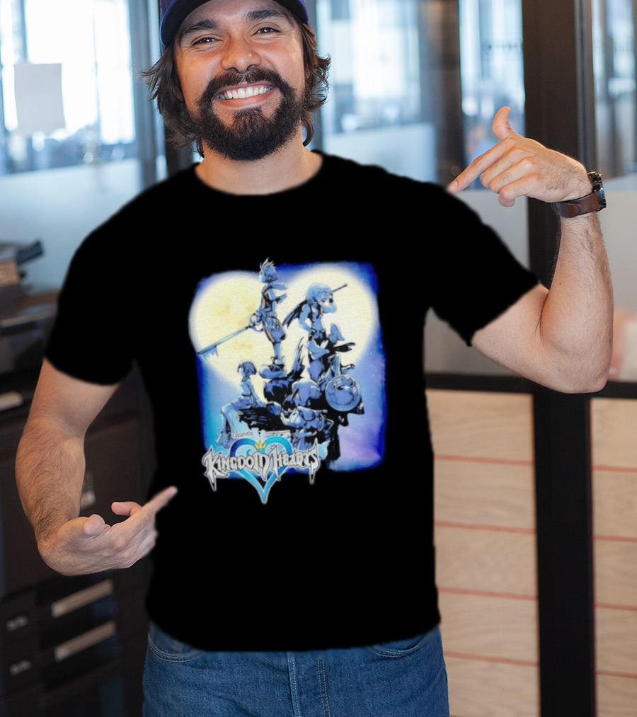 Kingdom Hearts Legends SquareSoft Sora Keyblade Moonlight T-Shirt