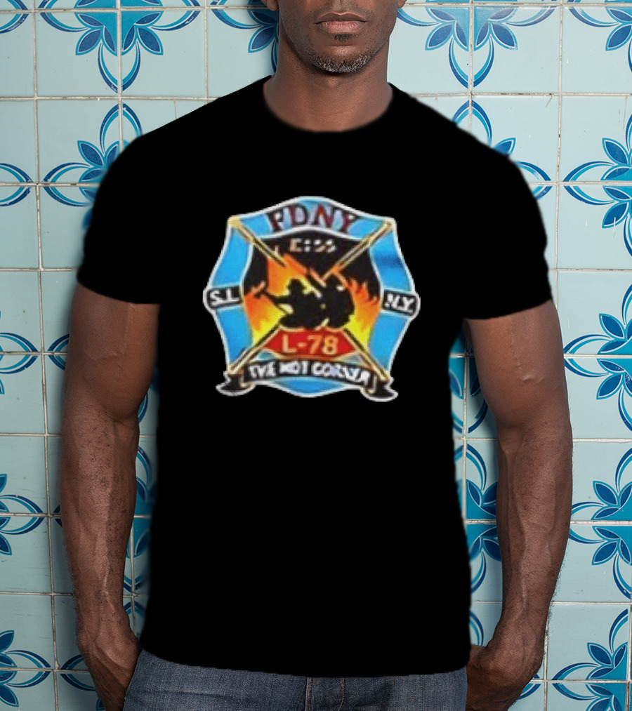 Marcus Freeman Notre Dame Fighting Irish FDNY Engine 155 Ladder 78 The Hot Corner T-Shirt