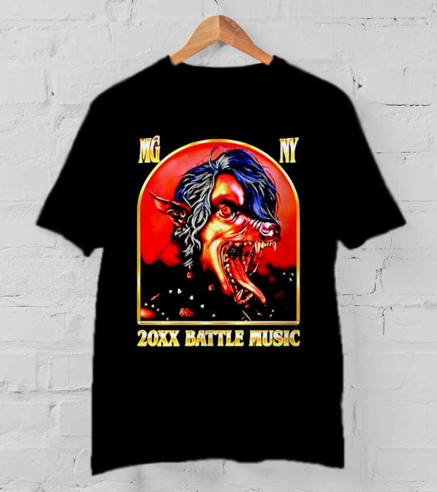MG NY 20XX Battle Music Machine Gun Kelly Werewolf T-Shirt