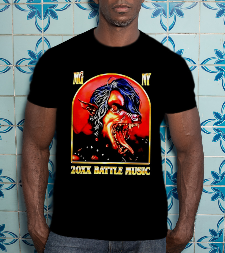 MG NY 20XX Battle Music Machine Gun Kelly Werewolf T-Shirt