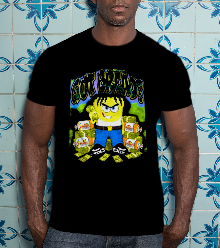 Wakko Exotics Store Whiteloaf Got Bread Black Character With Money Loaves T-Shirt