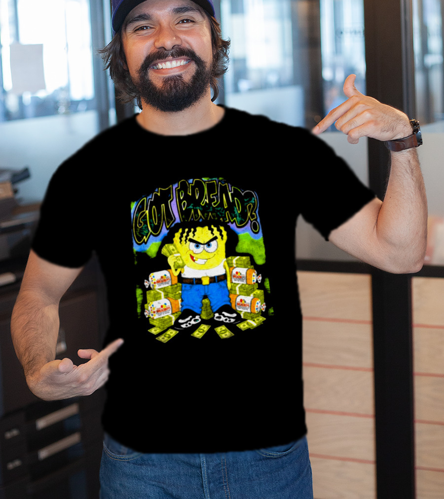 Wakko Exotics Store Whiteloaf Got Bread Black Character With Money Loaves T-Shirt