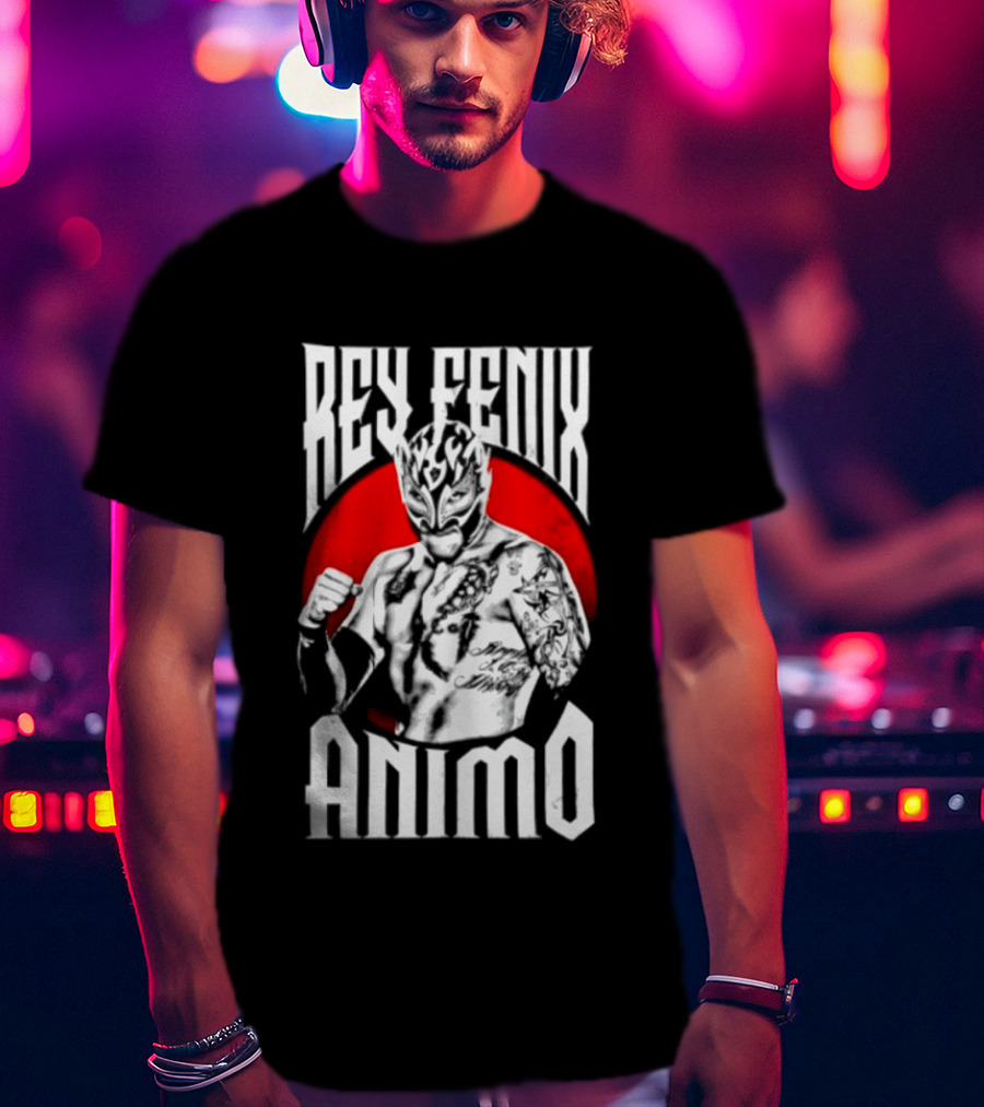 Rey Fenix Animo Lucha Libre AEW Wrestling Masked Fighter T-Shirt