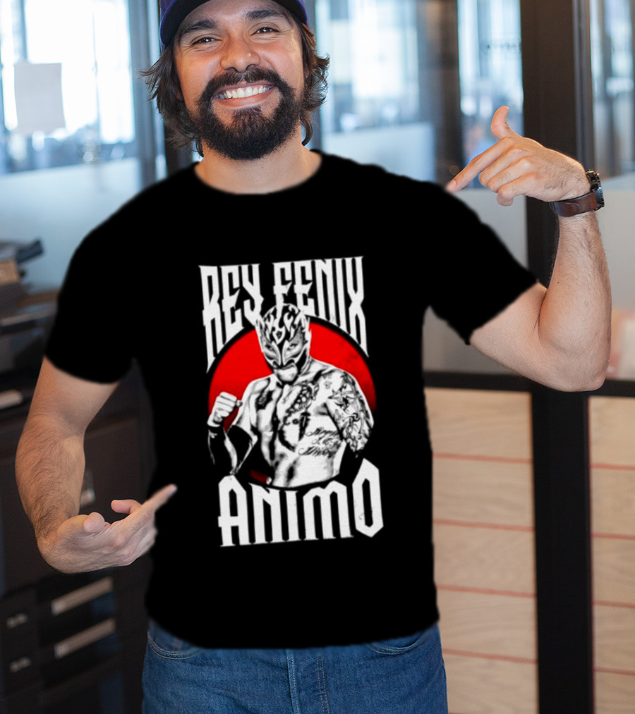 Rey Fenix Animo Lucha Libre AEW Wrestling Masked Fighter T-Shirt