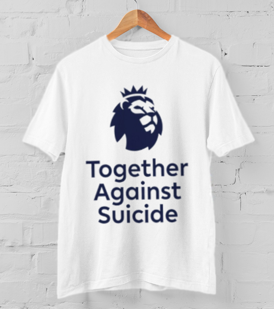 Together Against Suicide Mental Health Awareness Lion King Crown T-Shirt