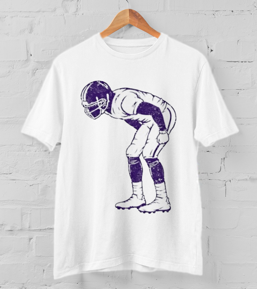 Warren Moon Minnesota Vikings Football Player Vintage Pose T-Shirt