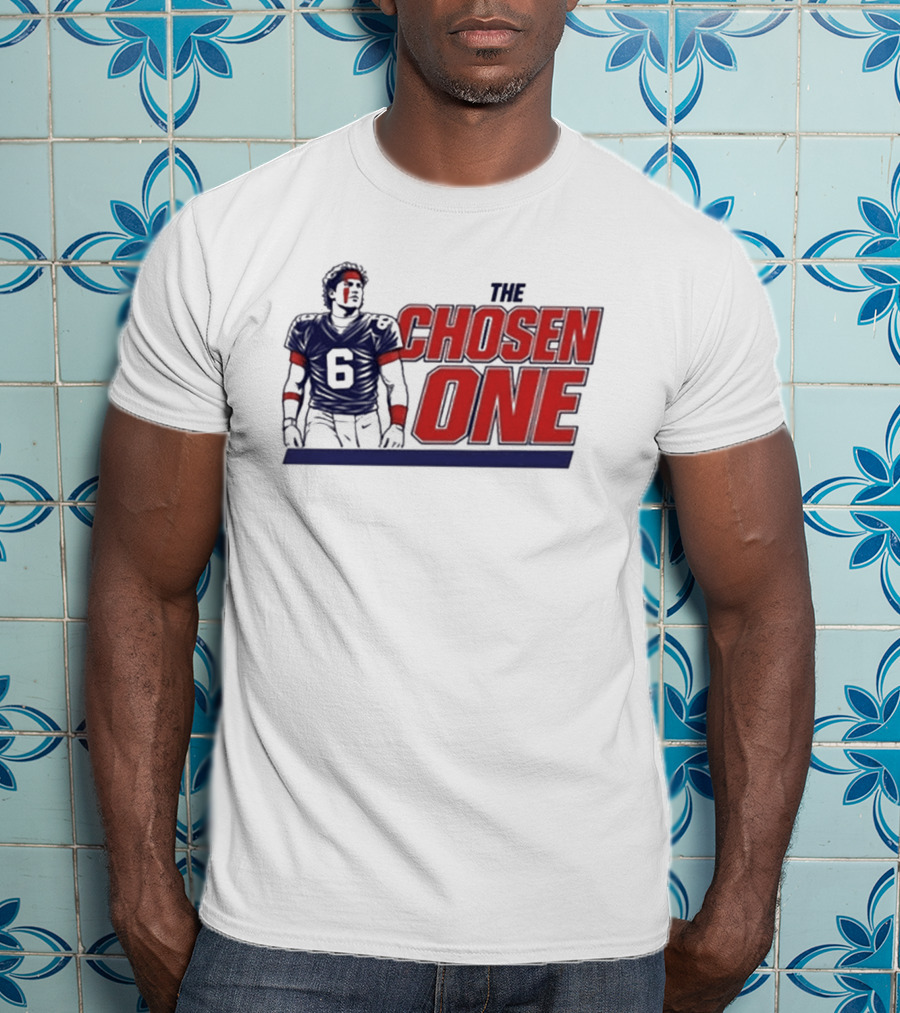 Chosen One Football Jersey Number 6 Athlete T-Shirt