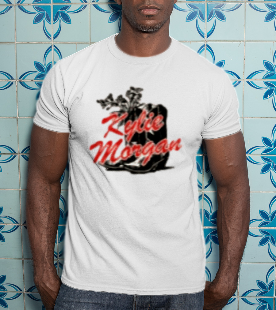 Kylie Morgan 1 800 Dump Him Boots Roses T-Shirt