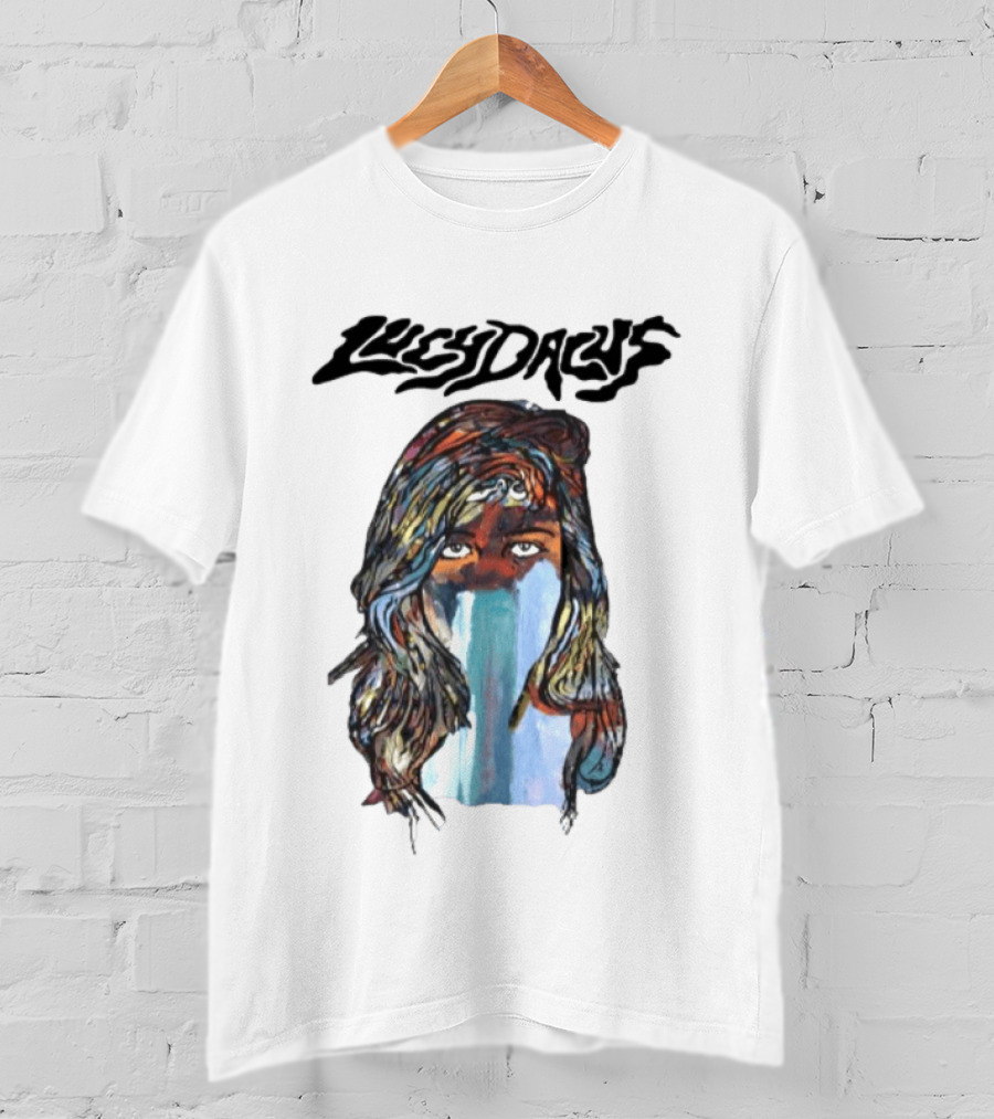 Lucy Dacus Melting Face 34 Length T-Shirt