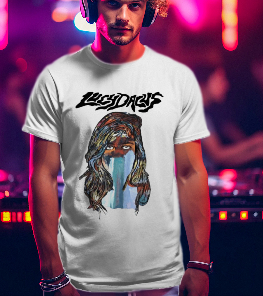 Lucy Dacus Melting Face 34 Length T-Shirt