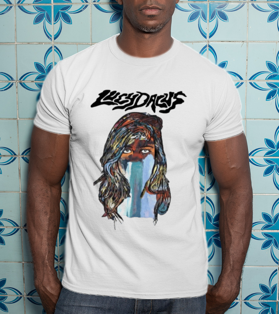 Lucy Dacus Melting Face 34 Length T-Shirt