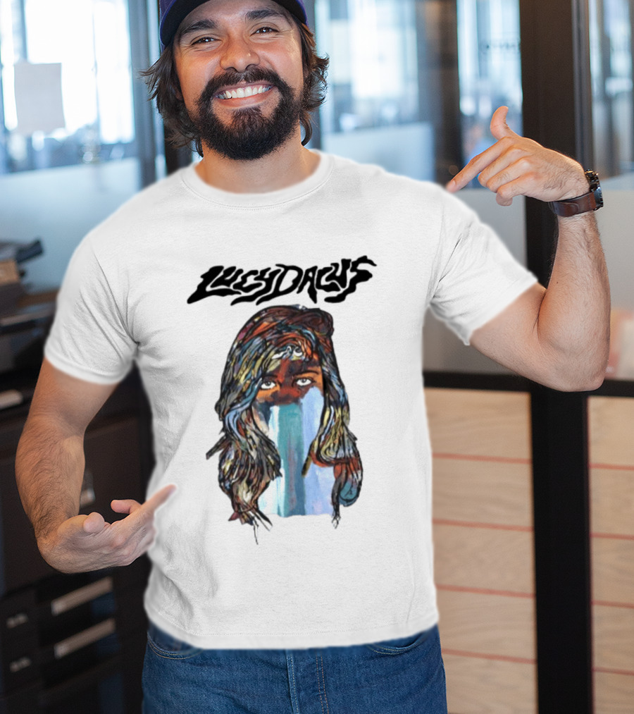 Lucy Dacus Melting Face 34 Length T-Shirt