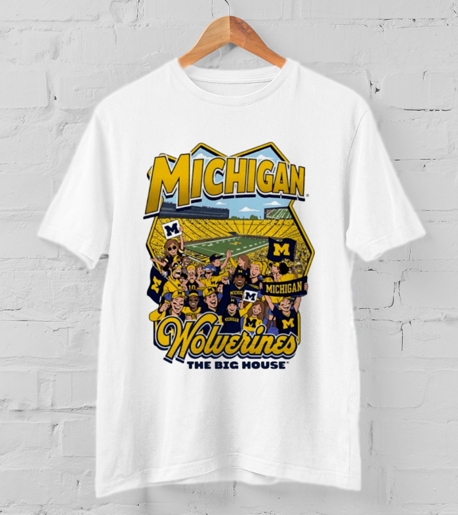 Michigan Wolverines The Big House 2026 Celebration Stadium Fans T-Shirt