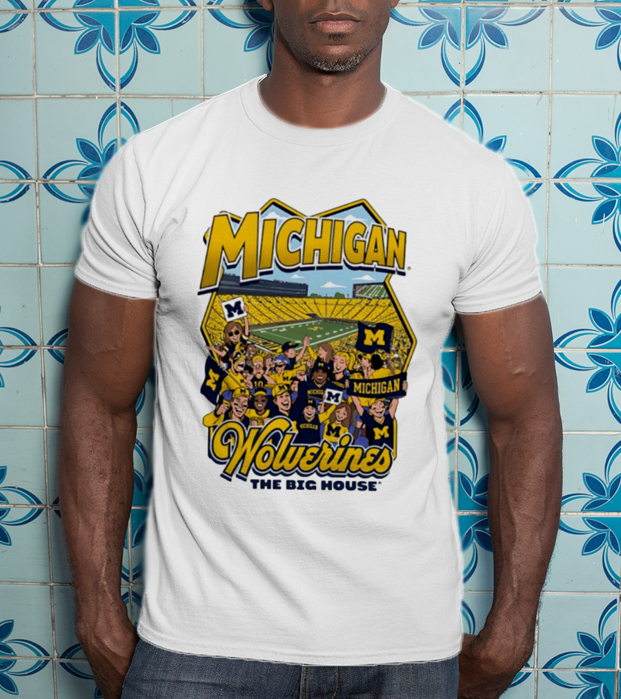 Michigan Wolverines The Big House 2026 Celebration Stadium Fans T-Shirt