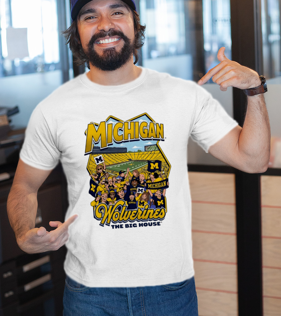 Michigan Wolverines The Big House 2026 Celebration Stadium Fans T-Shirt