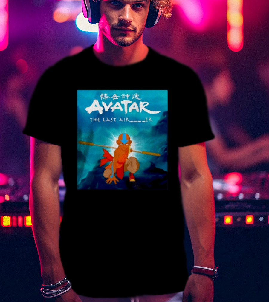 Avatar The Last Airbender Aang Nickelodeon Japanese T-Shirt