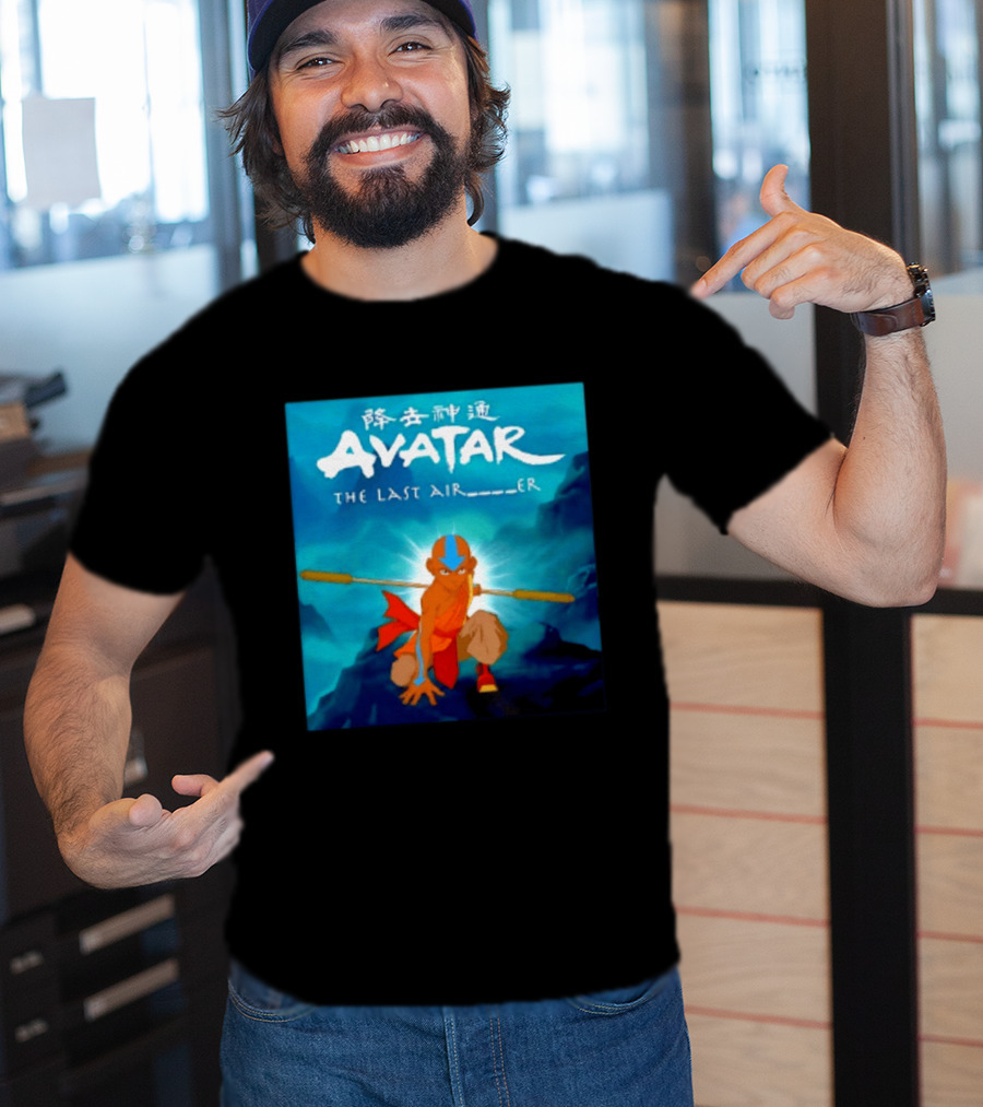 Avatar The Last Airbender Aang Nickelodeon Japanese T-Shirt