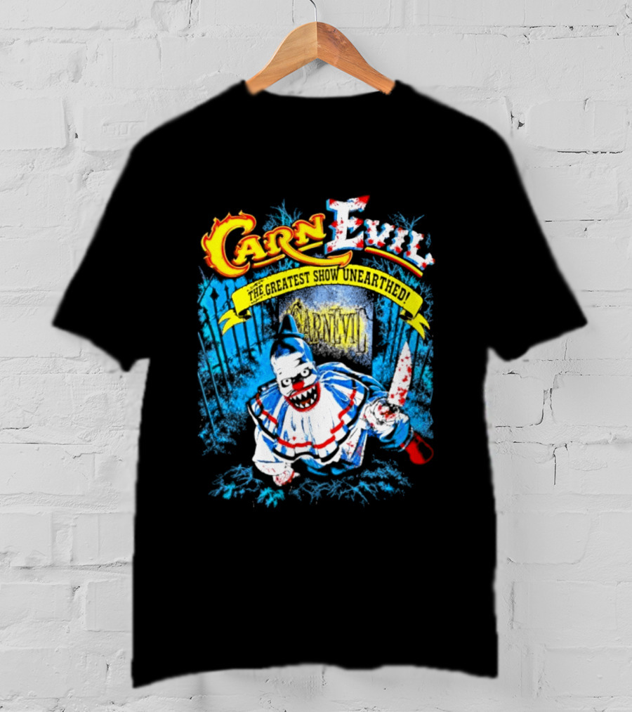 CarnEvil The Greatest Show Unearthed Creepy Clown Horror T-Shirt