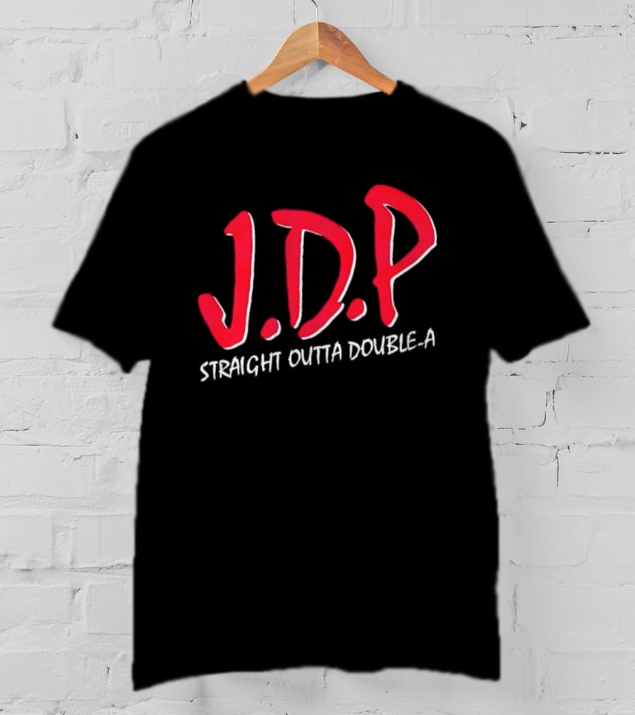 Josue De Paula JDP Straight Outta Double A Los Angeles Dodgers T-Shirt