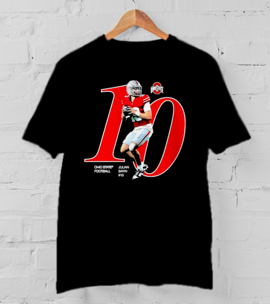 Ohio State Buckeyes Julian Sayin NCAA Football Player Number 10 T-Shirt