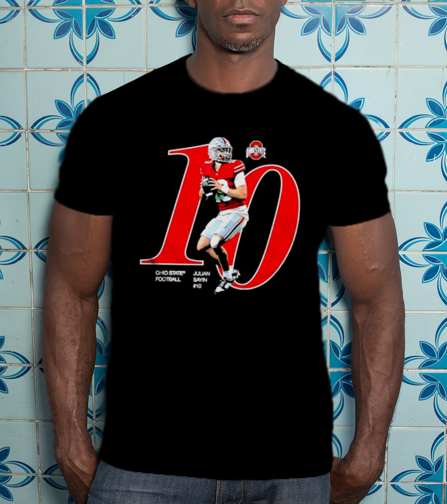 Ohio State Buckeyes Julian Sayin NCAA Football Player Number 10 T-Shirt