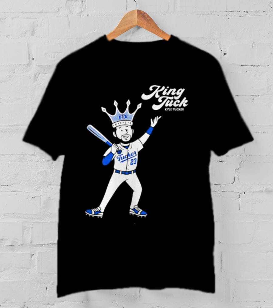 King Tuck Kyle Tucker 23 Baseball Crown And Bat T-Shirt