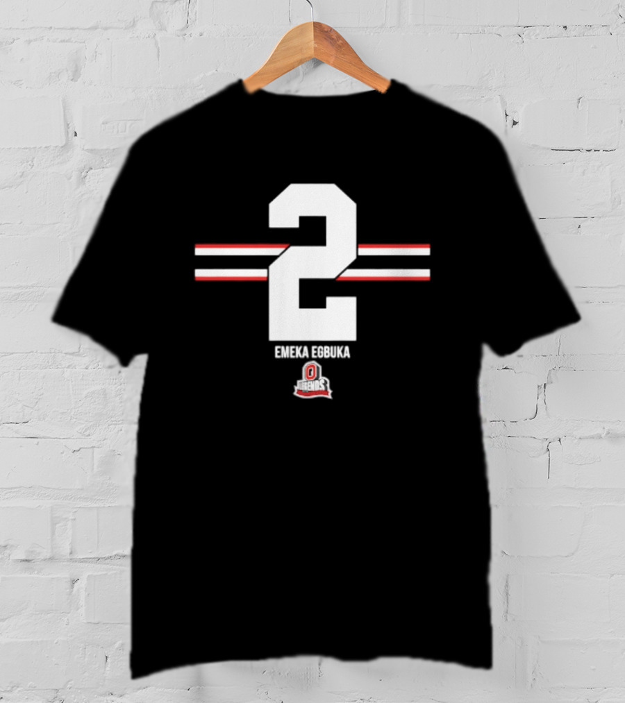 Emeka Egbuka 2 Ohio State Buckeyes NCAA Football T-Shirt