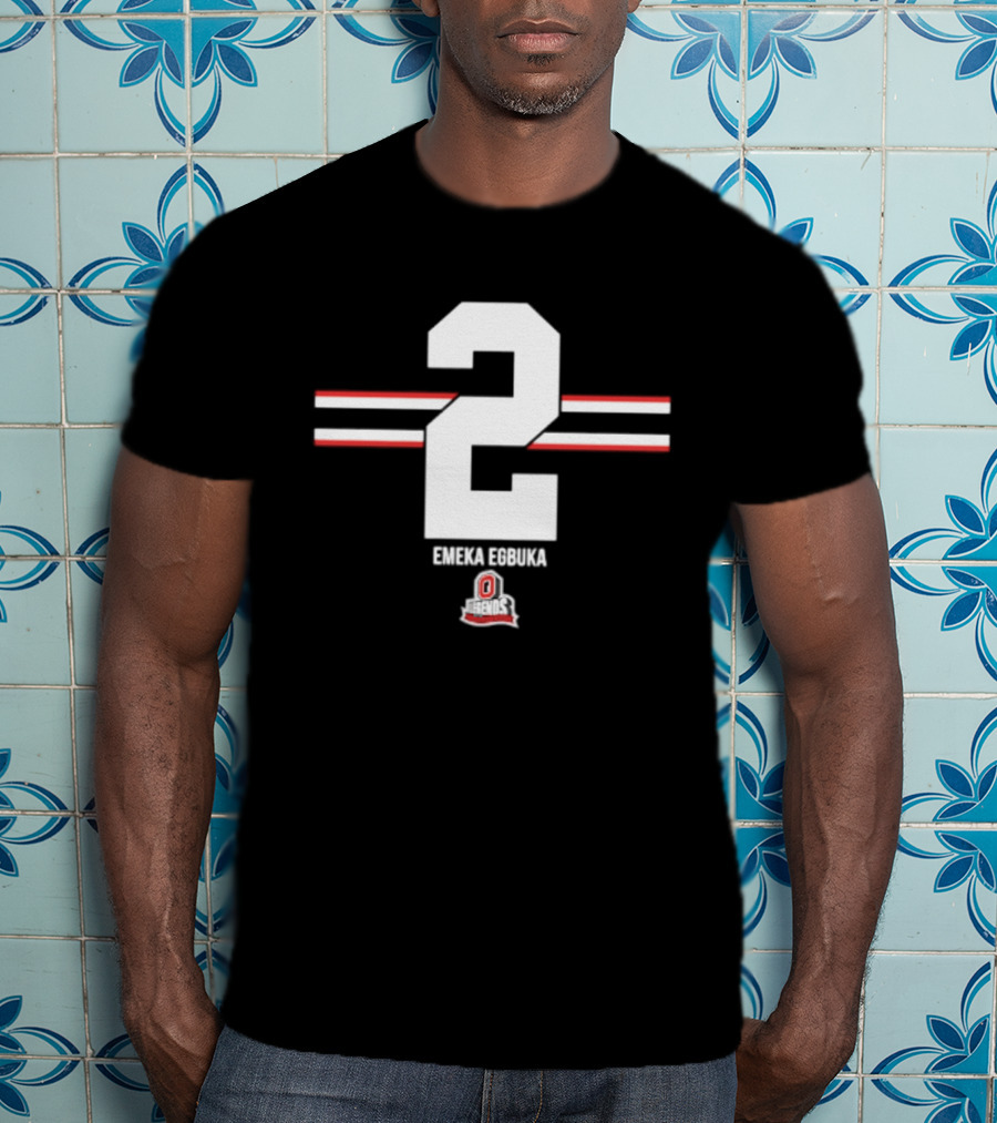Emeka Egbuka 2 Ohio State Buckeyes NCAA Football T-Shirt