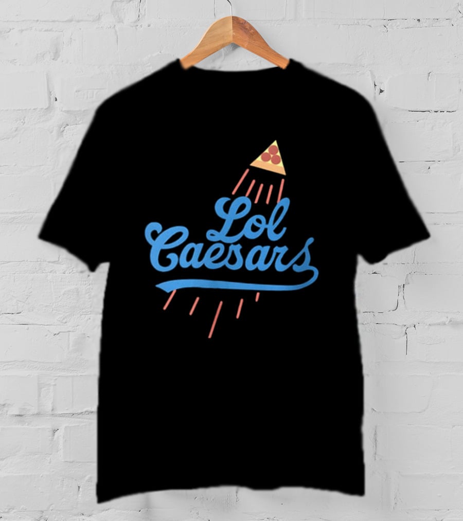Lol Caesars Established 1969 Pizza 2 Sided T-Shirt