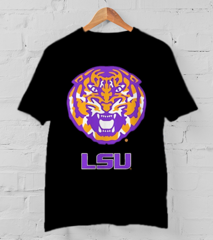 LSU Tigers NCAA Football Tiger Head T-Shirt