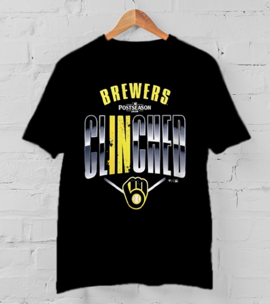 Brewers Postseason Clinched Milwaukee 2026 October Win Our Way T-Shirt