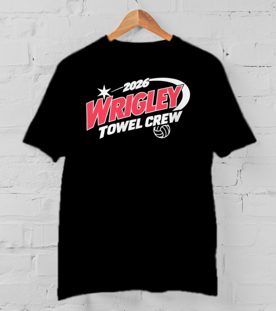 2026 Wrigley Towel Crew Volleyball Nebraska T-Shirt