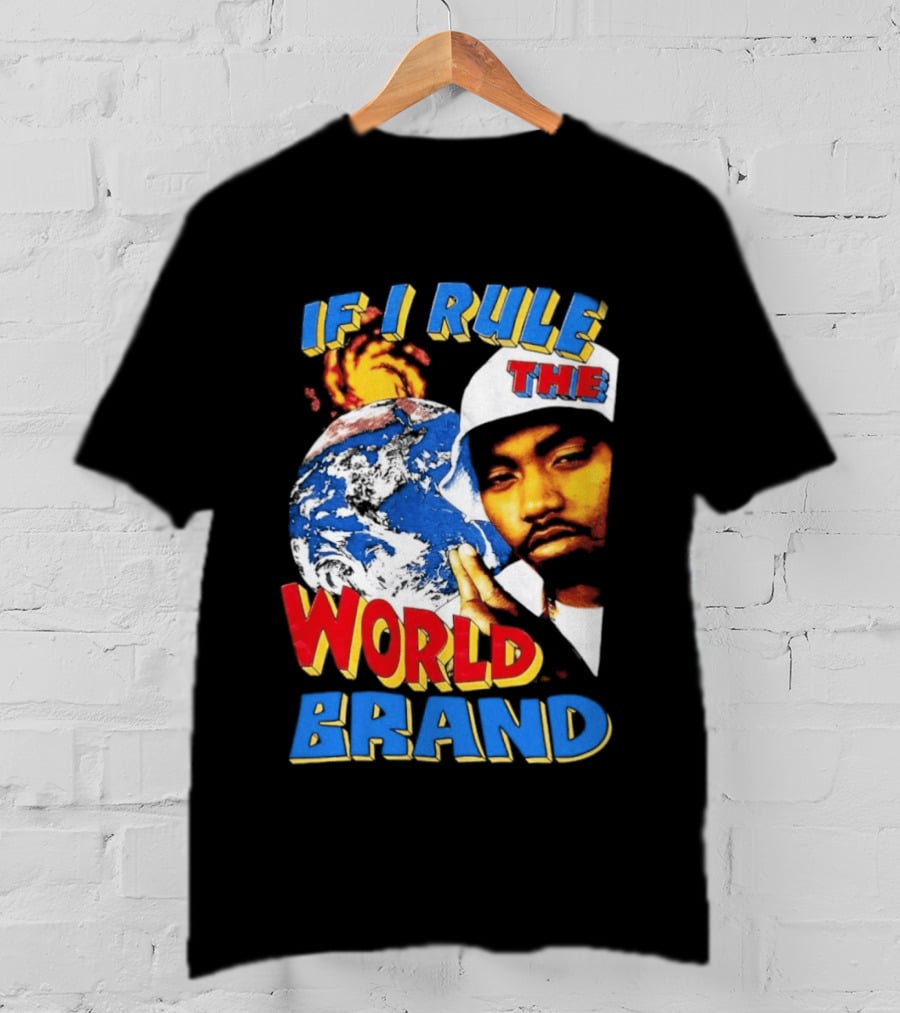 Nas If I Rule The World Hip Hop Earth Brand T-Shirt