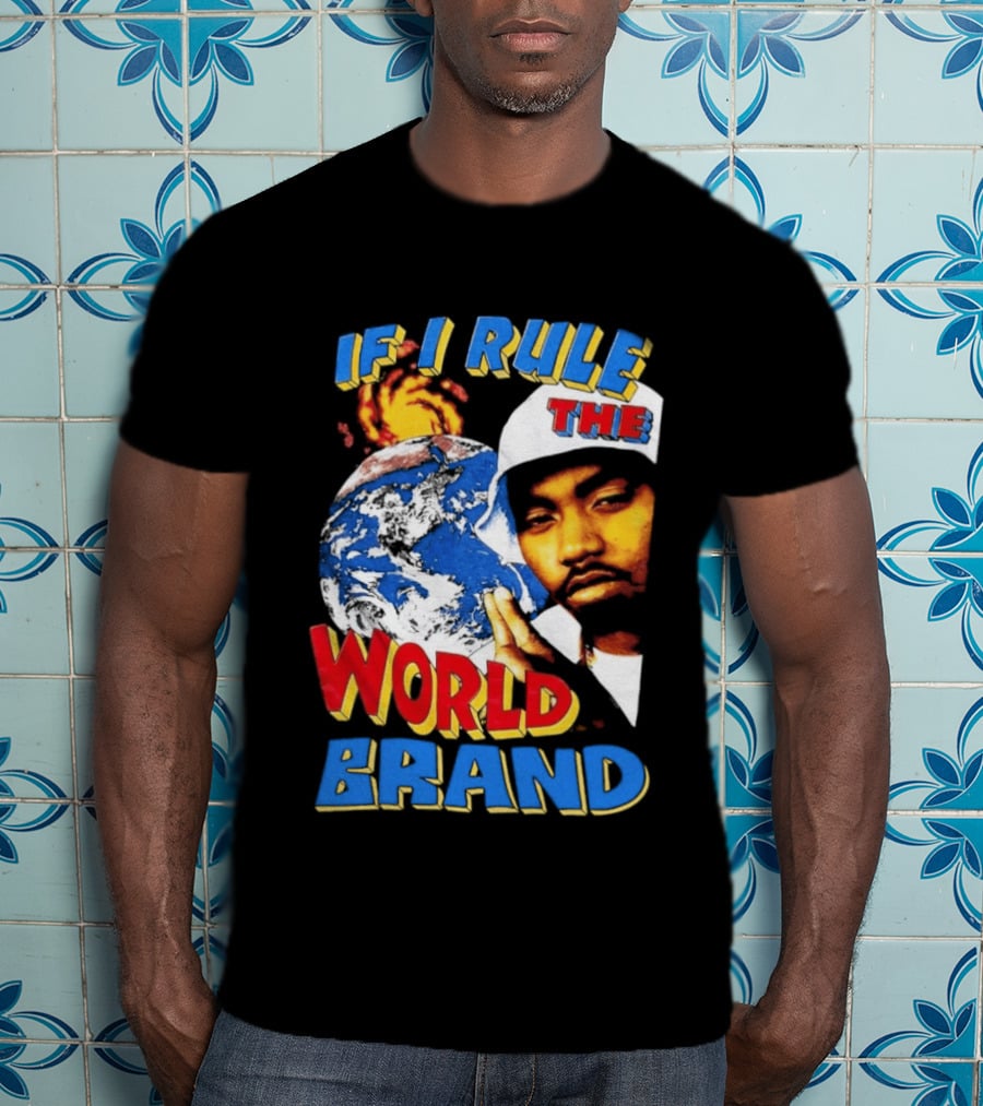 Nas If I Rule The World Hip Hop Earth Brand T-Shirt