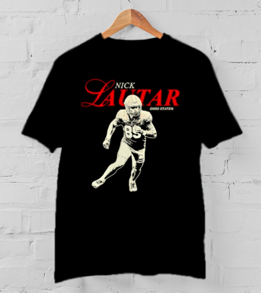 Nick Lautar Ohio State Buckeyes 89 NCAA T-Shirt